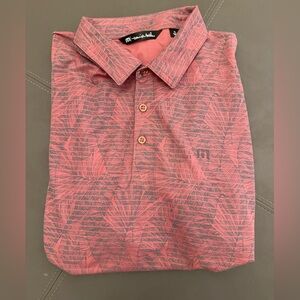 Travis Mathew Moonrise Golf Polo Men’s XL Red/Maroon